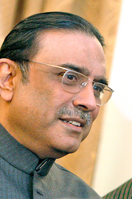 [Pakistan President Asif Ali Zardari (pictured) has had a strained relationship with his hand-picked prime minister, Yousuf Raza Gilani (below).]
