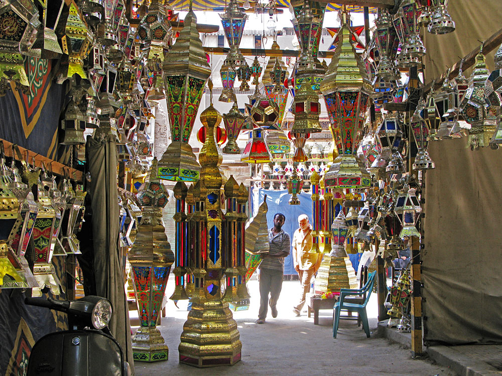 Unique Egyptian 'fanous' lanterns on sale in Cairo ahead of Ramadan